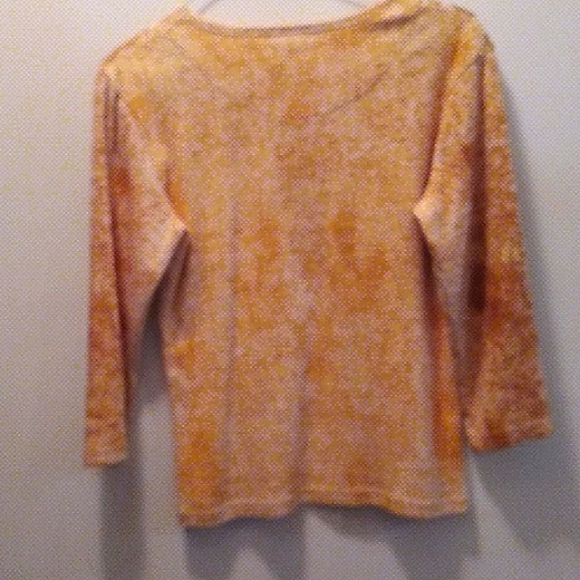 Vintage Gloria Vanderbilt custom measurements below 3/4 sleeves t-shirt - Picture 4 of 4